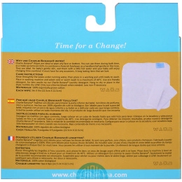 Charlie Banana, Органические многофункциональные салфетки из хлопка, 10 многоразовых салфеток