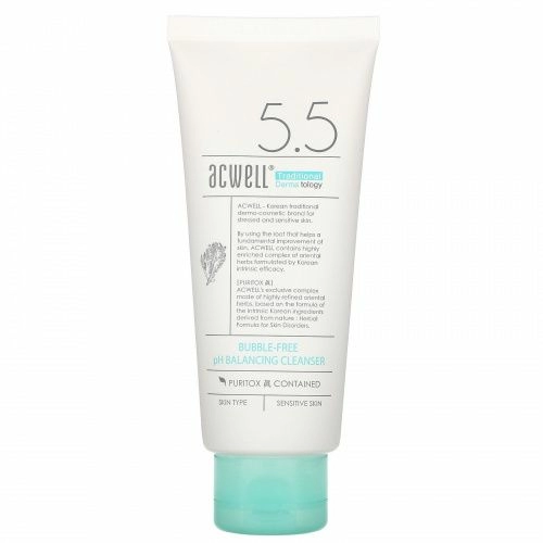 Acwell, 5.5 Bubble-Free pH Balancing Cleanser, 150 ml
