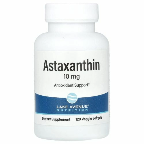 Lake Avenue Nutrition, астаксантин, 10 мг, 120 вегетарианских капсул