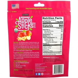 Stoneridge Orchards, Органические яблочные палочки, 24 г (0,85 унции)