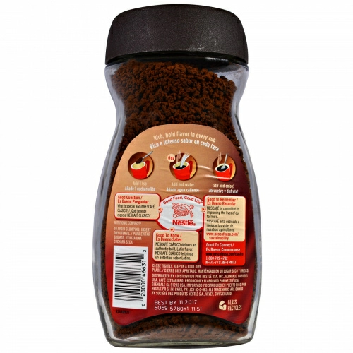 Nescafé, "Класико", растворимый кофе, темной обжарки, 7 унций (200 г)