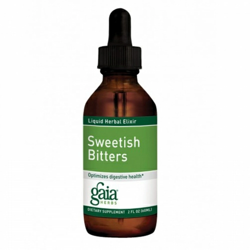 Gaia Herbs, Sweetish Bitters, 2 жидких унции (60 мл)