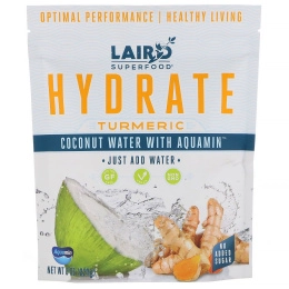 Laird Superfood, Hydrate, Tumeric, Coconut Water with Aquamin, 8 oz (227 g)