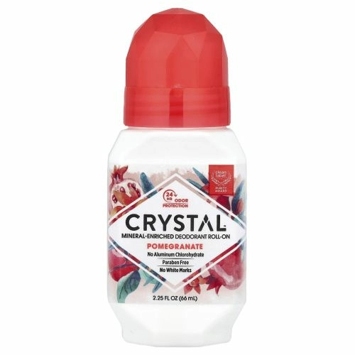 Crystal Body Deodorant, Натуральный роликовый дезодорант, гранат, 2,25 ж.унц. (66 мл)