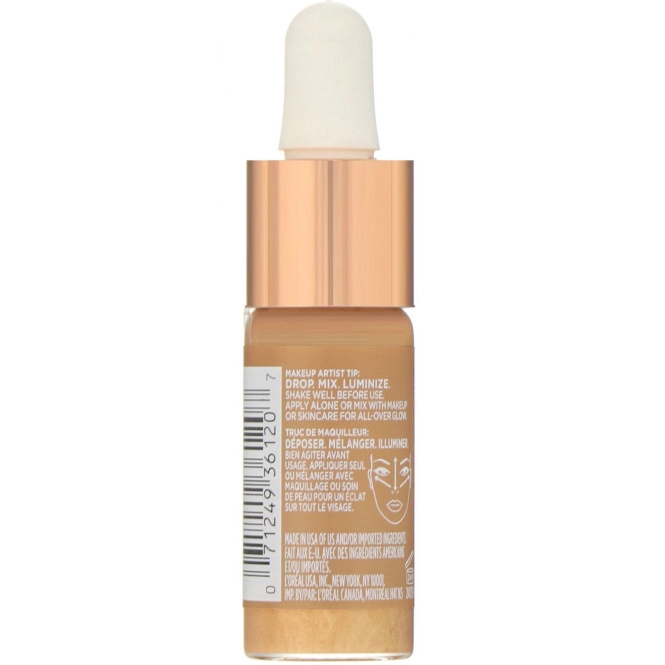 L'Oreal, Хайлайтер True Match Lumi Glow Amour, оттенок 508 «Золотой час», 14 мл