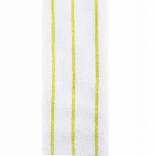 Full Circle, Hue, Modern Kitchen Towels, Lime Stripes