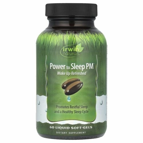Irwin Naturals, Сила сна PM, 60 мягких капсул с жидкостью