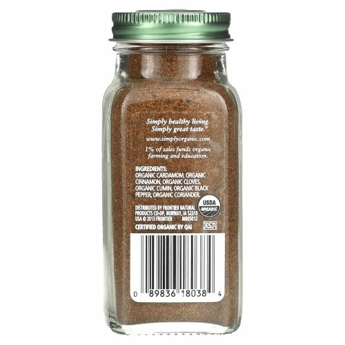 Simply Organic, Гарам масала, 3 унции (85 г)