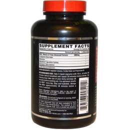 Nutrex Research, Niox, заряд оксида азота, 120 капсул