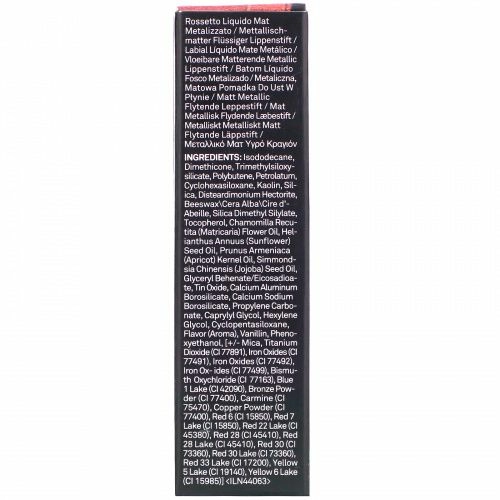 Smashbox, Always On  Metallic Matte Liquid Lipstick, Rust Fund, 0.13 fl oz (4 ml)