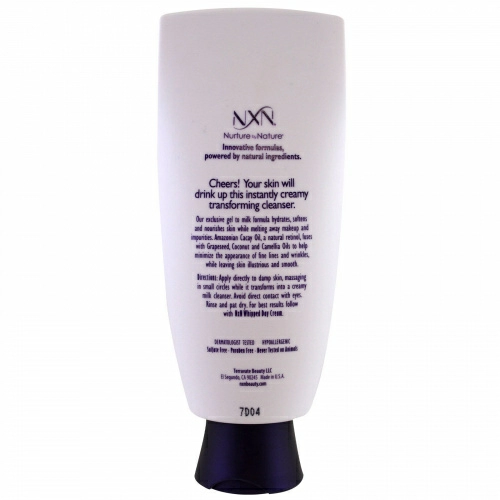NXN, Nurture by Nature, Нежный гель-молочко для умывания, для сухой/чувствительной кожи, 5 унций (150 мл)