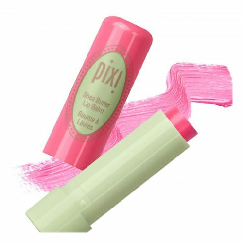 Pixi Beauty, Бальзам для губ с маслом ши, Pixi Розовый, 0,141 унции (4 г)