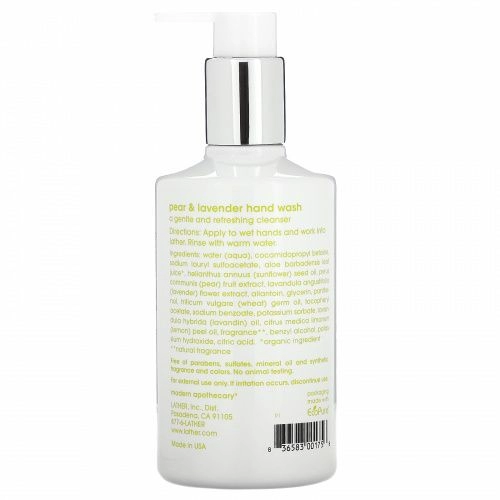 Lather, Pear & Lavender Hand Wash, 10 fl oz (295 ml)