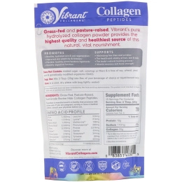 Green Foods Corporation, Vibrant Collagens, чистые коллагеновые пептиды, без ароматизаторов, 300 г