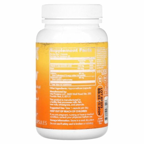 Vital Proteins, Morning Get Up & Glow , 60 Capsules