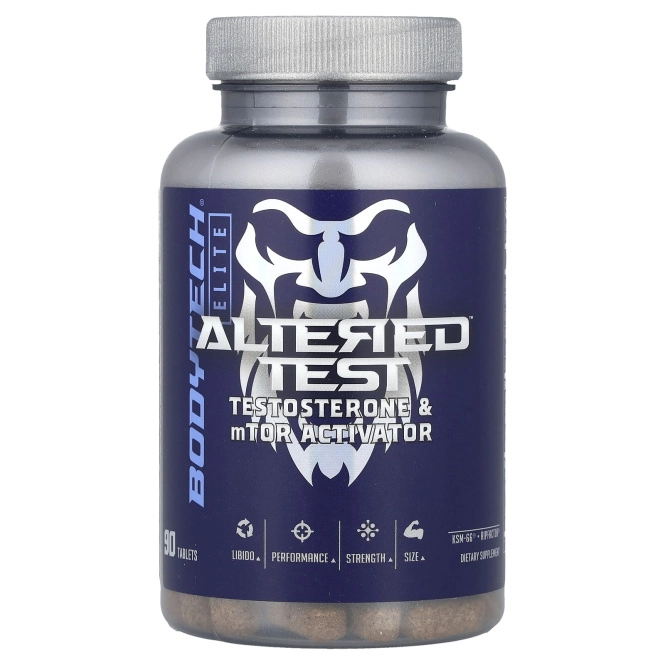 BodyTech, Altered ™ Test, тестостерон и активатор mTor, 90 таблеток
