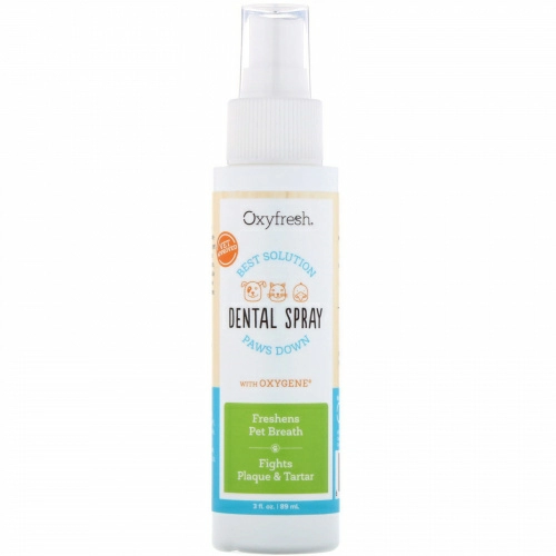 Oxyfresh, Стоматологический спрей с кислородом, 3 жидких унции (89 мл)