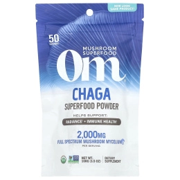 Om Mushrooms, Superfood, порошок из чаги, 100 г (3,5 унции)