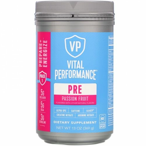Vital Proteins, Performance, PreWave, натуральная маракуйя, 369 г (13 унций)