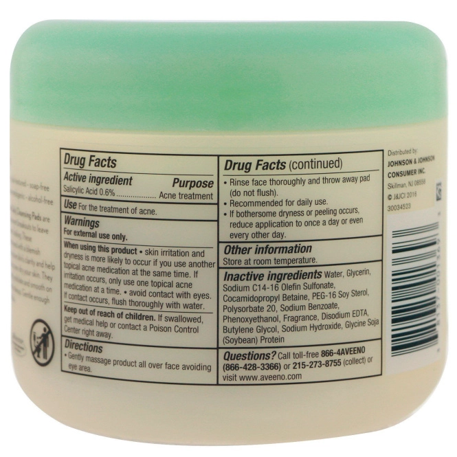 Aveeno, Clear Complexion Daily Cleansing Pads, 28 Pads