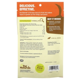 Pet Naturals of Vermont, Кожа + мех, для собак, 30 жевательных таблеток, 2,12 унции (60 г)