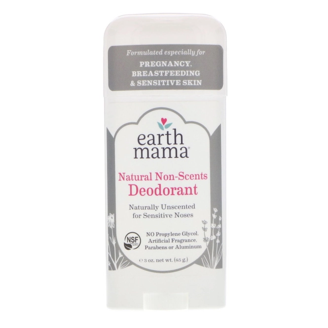 Earth Mama, Дезодорант, натуральный, без запаха, 3 унц. (85 г)