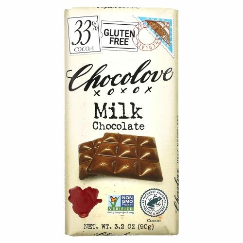 Chocolove, Молочный шоколад, 3.2 унций (90 г)