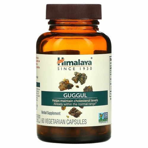 Himalaya, Гуггул, 60 вегетарианских капсул