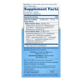 Renew Life, Ultimate Flora, пробиотик с повышенной силой действия, 50 млрд живых культур, 60 вегетарианских капсул