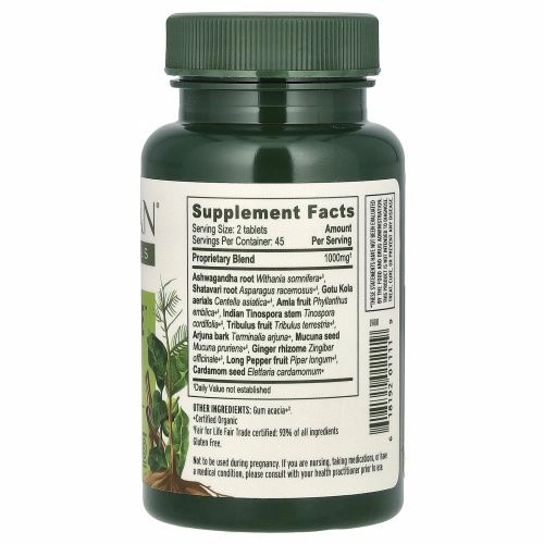 Banyan Botanicals, Stress Ease, 90 таблеток