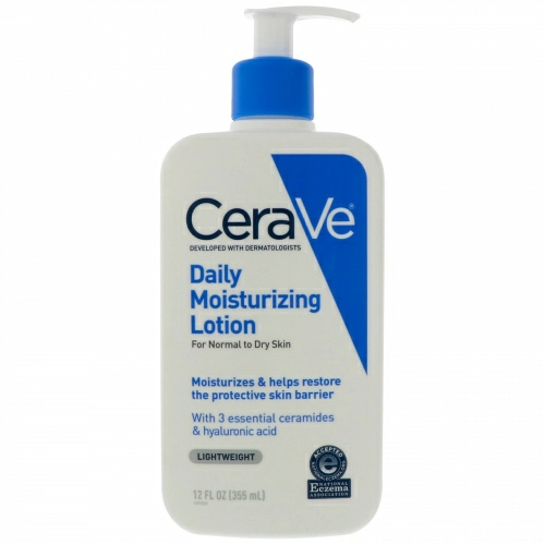 CeraVe, Ежедневный увлажняющий лосьон, легкий, 355 мл