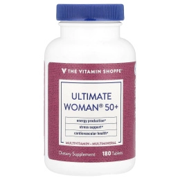 The Vitamin Shoppe, Ultimate Woman® 50+, мультивитамины и мультиминералы, 180 таблеток