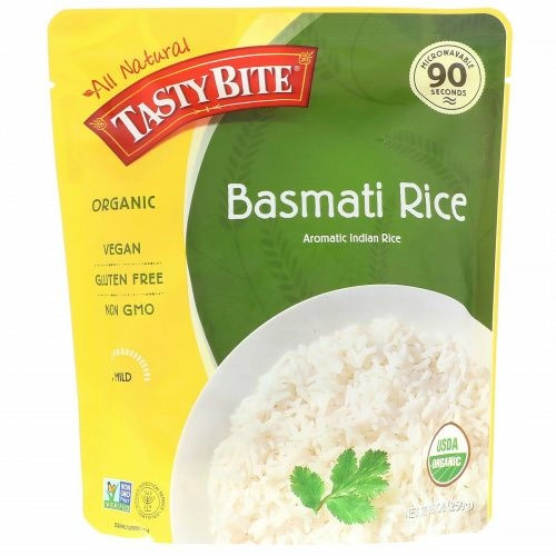Tasty Bite, Органический рис басмати, 250 г (8,8 унции)