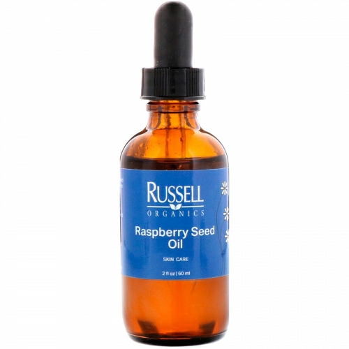 Russell Organics, Масло из семечек малины, 2 унции (60 мл)