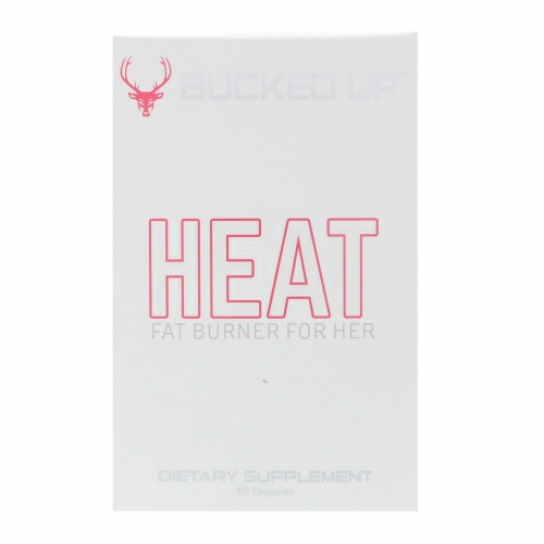 Bucked Up, HEAT, Fat Burner For Her, 60 Capsules