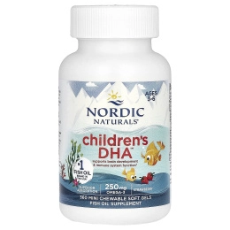 Nordic Naturals, Для детей, ДГК, клубника, 360 мягких мини-таблеток