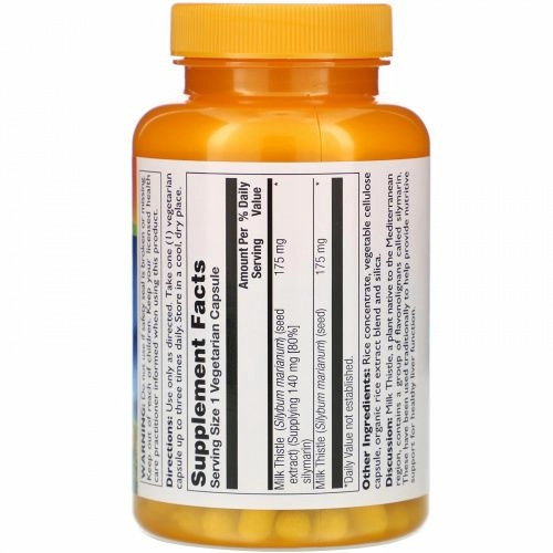 Thompson, Milk Thistle, 175 mg, 120 Vegetarian Capsules