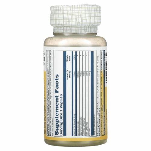 Solaray, Mega Quercetin, 600 мг, 60 вегетарианских капсул