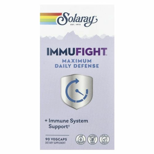 Solaray, ImmuFight ™, максимальная ежедневная защита, 90 растительных капсул