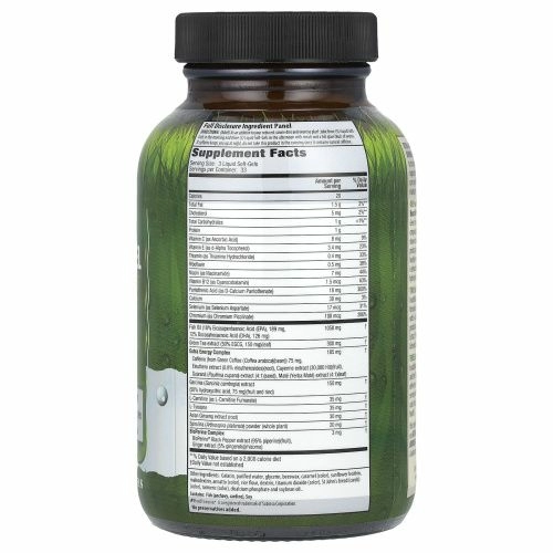 Irwin Naturals, Высокоэнергетический сжигатель жира Thermo-Fuel Max 100 софтгелей