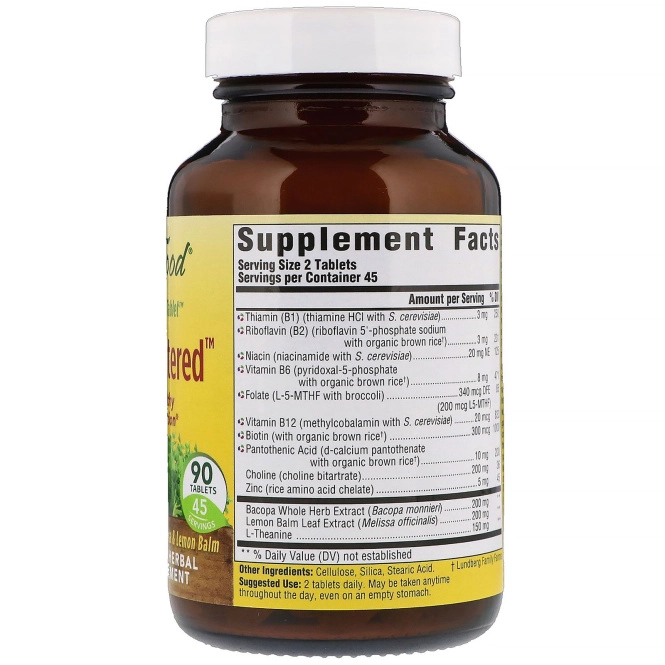 MegaFood, "Взрослый B-основанный", мультивитаминный комплекс с травами, 90 таблеток