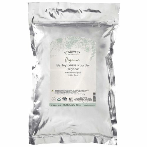 Starwest Botanicals, Порошок из ячменя, Органика, 1 фунт