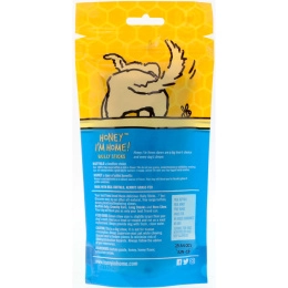 Honey I'm Home, Натуральные мясные палочки баффало, покрытые медом, 5 штук, 3,15 унц. (90 г)