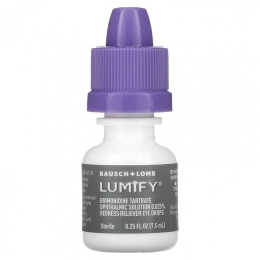 Lumify, Lumify, глазные капли для снятия покраснения, 7,5 мл (0,25 жидк. Унции)