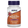 NOW Vitamin D-3 2000 IU, 120 мягких таблеток