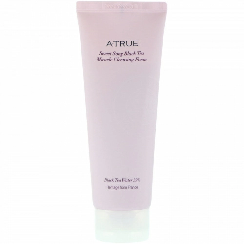 ATrue, Очищающая пенка с черным чаем, сладкая песня, 150 г