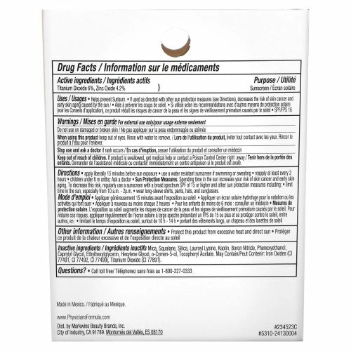 Physicians Formula, Mineral Wear, Минеральная пудра, SPF 16, оттенок Creamy Natural, 0,3 унции (9 г)