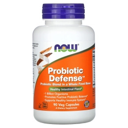 Now Foods, Probiotic Defense, 90 вегетарианских капсул