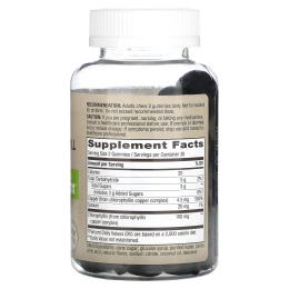 Nature's Way, хлорофилл, жевательные таблетки, со вкусом фруктового сада, 100 мг, 60 жевательных таблеток (50 мг в 1 жевательной таблетке)