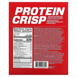 BSN, Protein Crisp, с хрустом и вкусом арахисового масла, 12 батончиков, 1,97 унц. (56 г) каждый